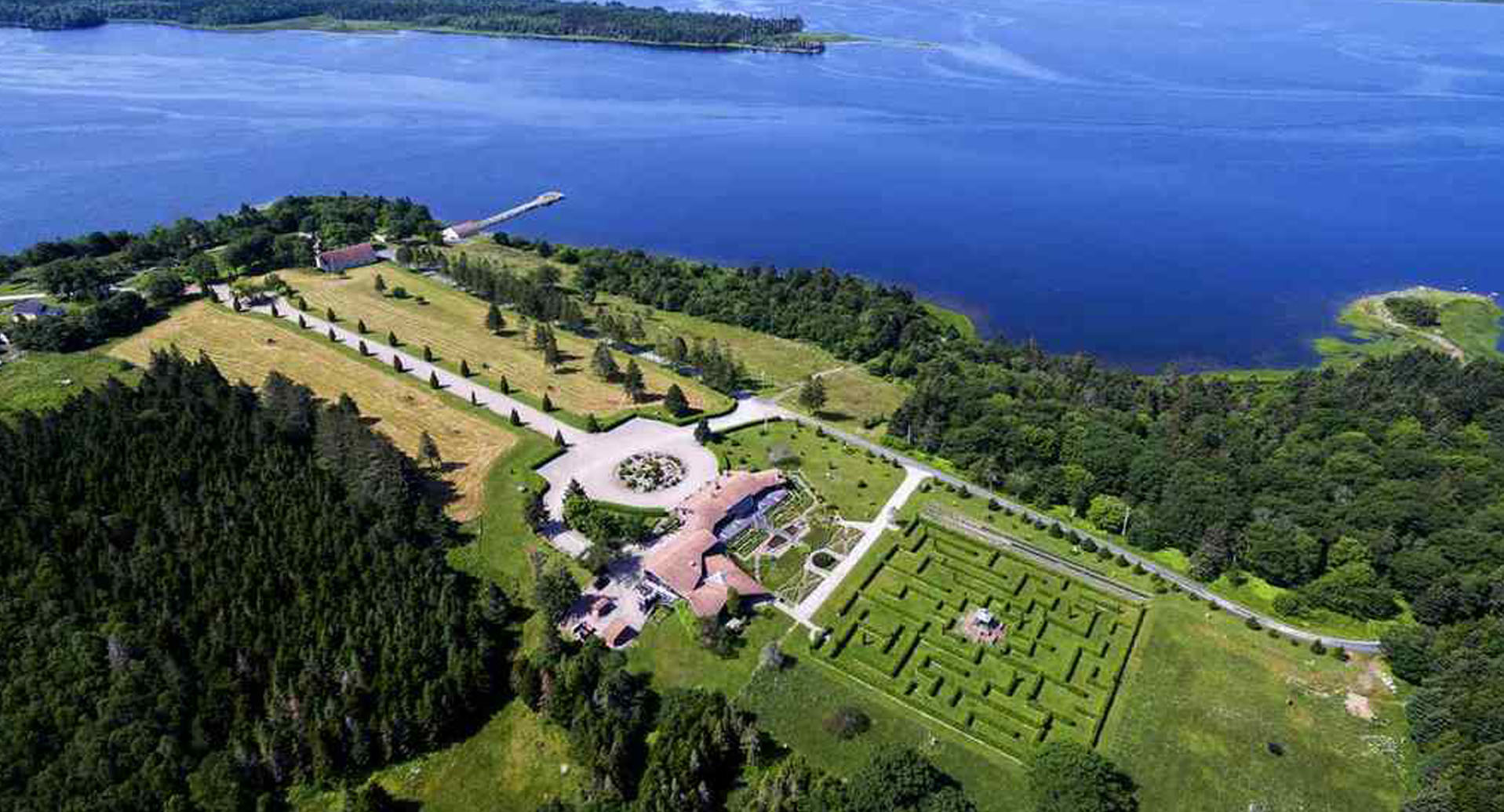 This Mansion For Sale In Nova Scotia Comes Complete With A Maze In The